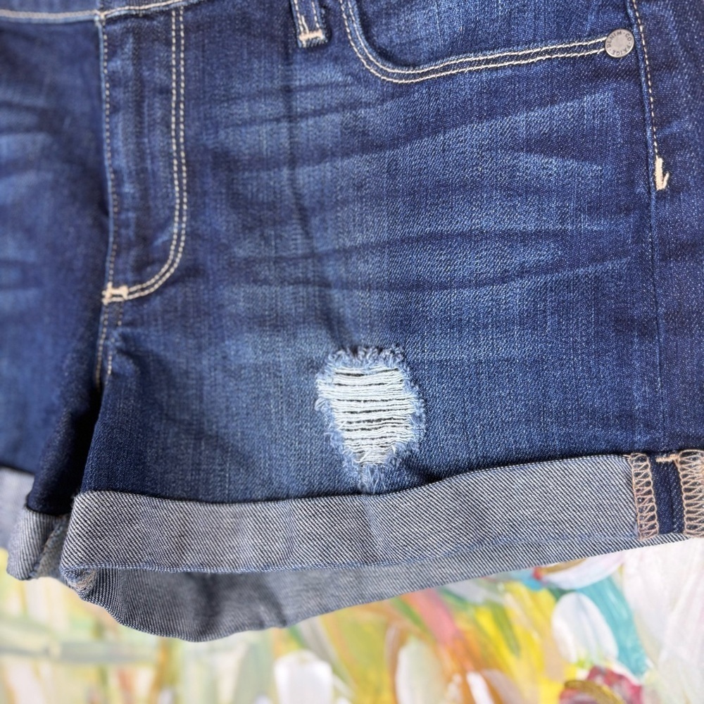 PAIGE Denim Shorts Size 27 – Cuffed Hem – Excellent Condition - Picture 8 of 9